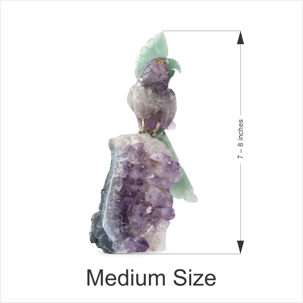 Crystal Bird For Luck & Fortune (Medium Size)