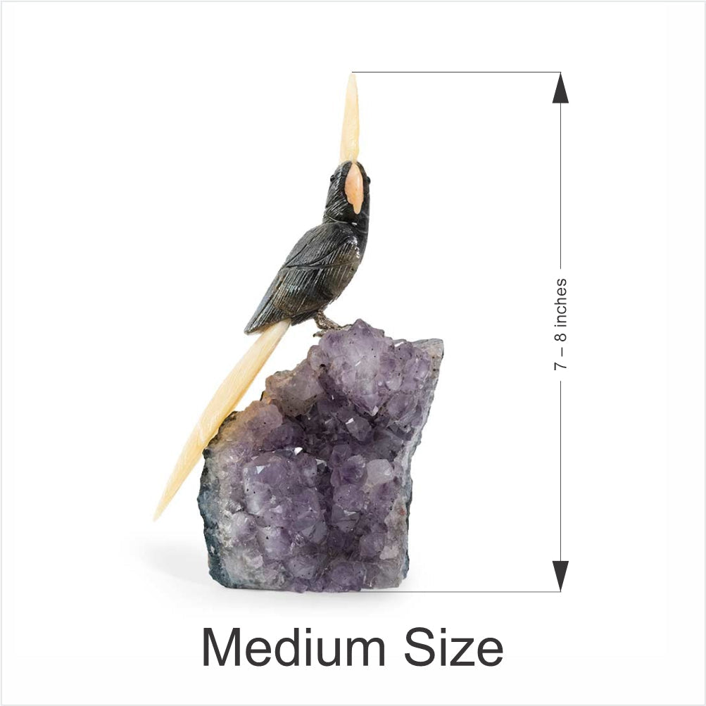 Crystal Bird For Luck & Fortune (Medium Size)