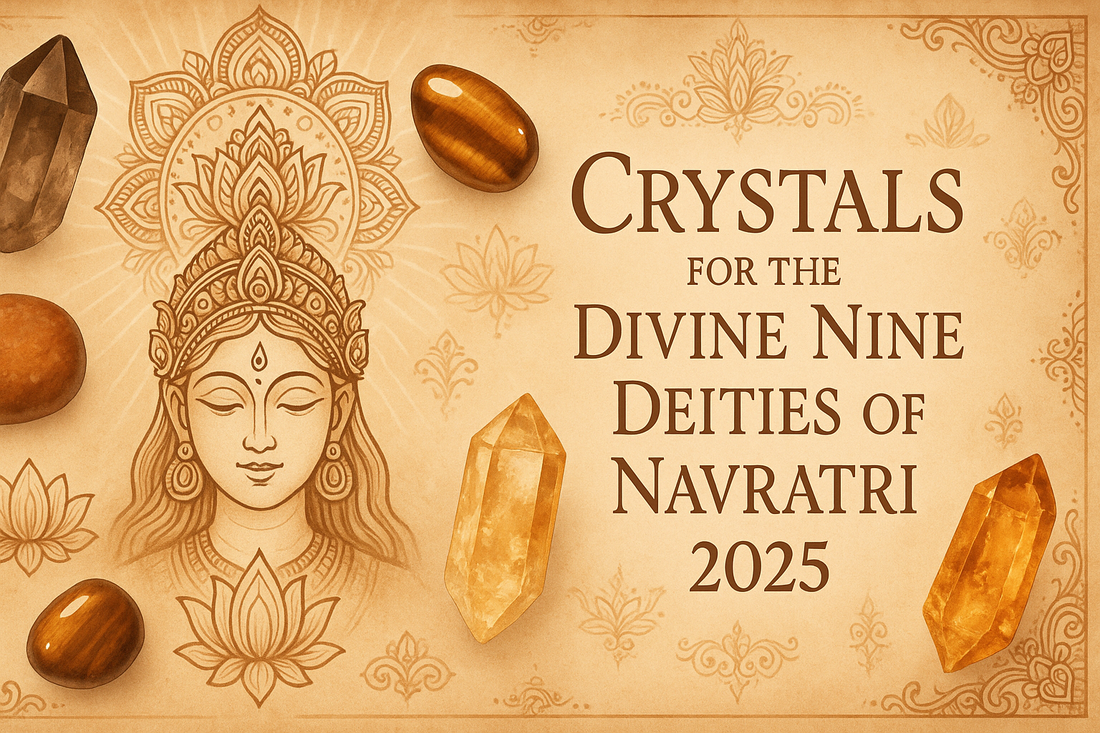 Powerful Crystals for the Divine Nine Deities of Navratri 2025