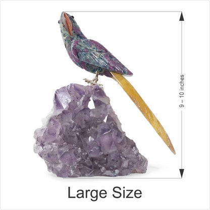 Crystal Bird For Luck & Fortune (Large Size)