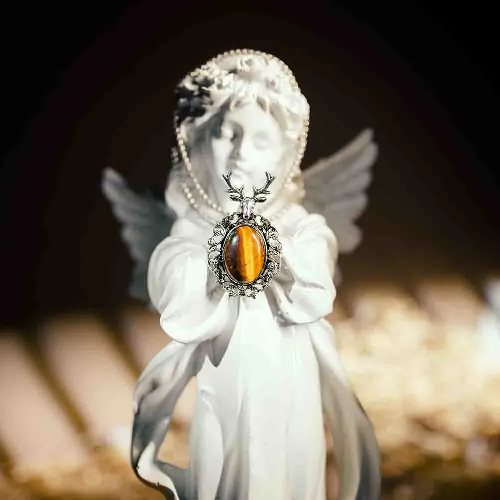 Tiger Eye with Reindeer