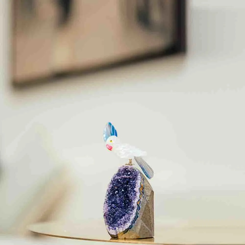 Crystal Bird For Luck & Fortune (Small Size)