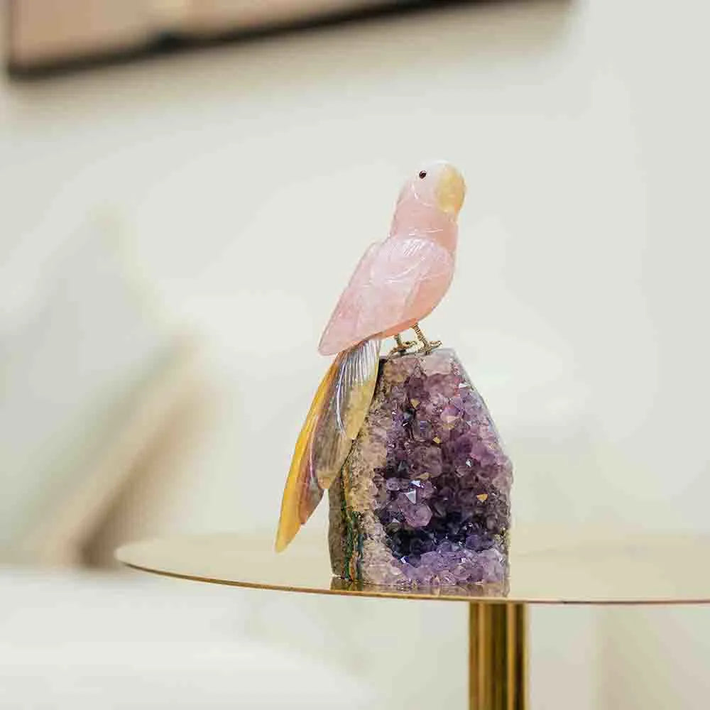 Crystal Bird For Luck & Fortune (Large Size)