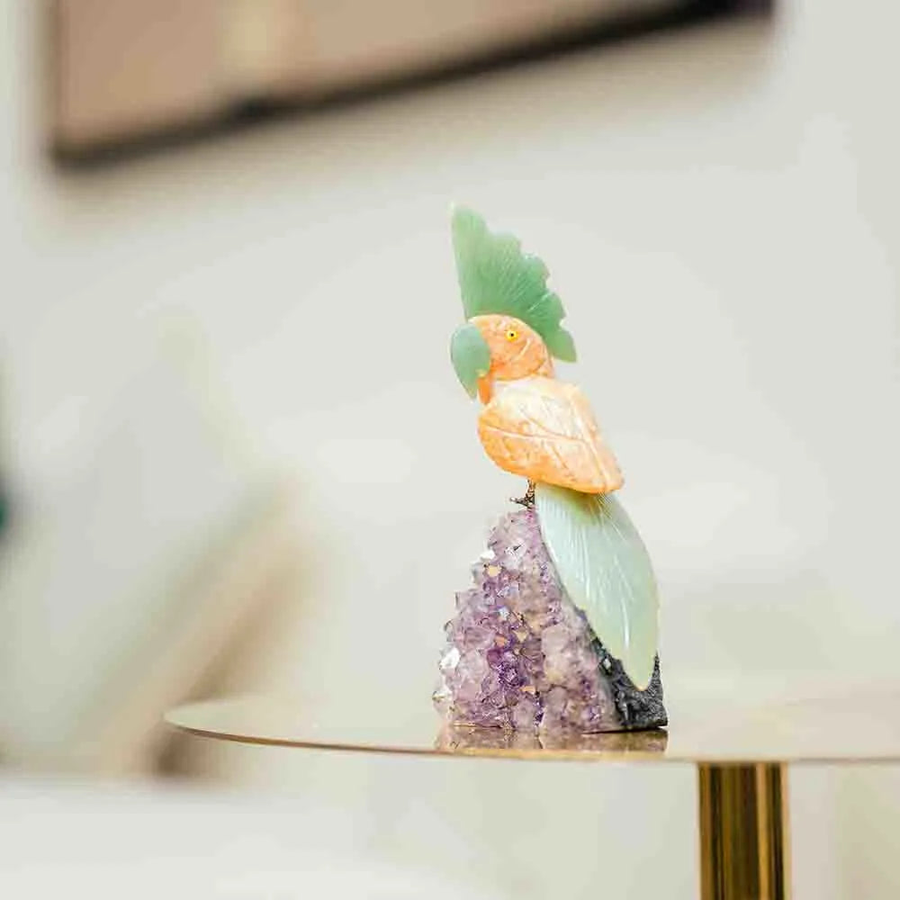 Crystal Bird For Luck & Fortune (Large Size)